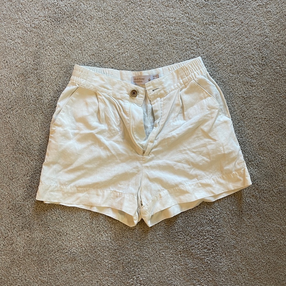 Afends Hemp Revolution Shorts in Cream size 2 US Women’s